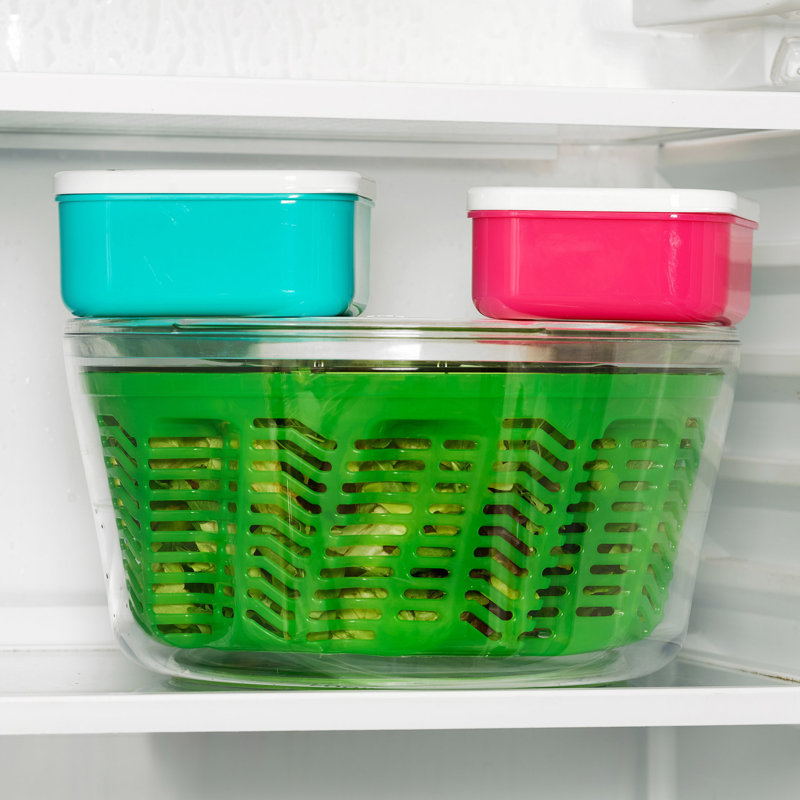 Zyliss Easy Spin 2 AquaVent Large Salad Spinner with Pull Cord